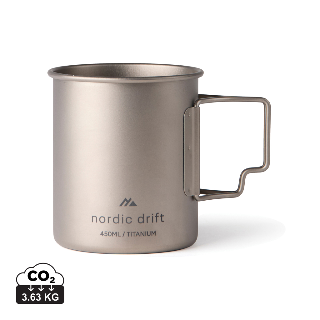 Vaso Nordic Drift Trail Ultra Light de titanio de 450 ml - Tazas y vasos personalizados - Regalo Promocional Personalizado