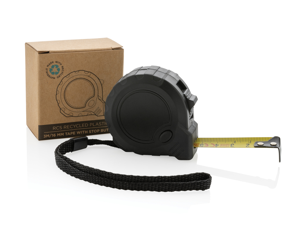 Flexómetro RCS de plástico reciclado 3M/16 mm con stop - Herramientas, bricolaje y automóvil - Regalo Promocional Personalizado - imagen 4