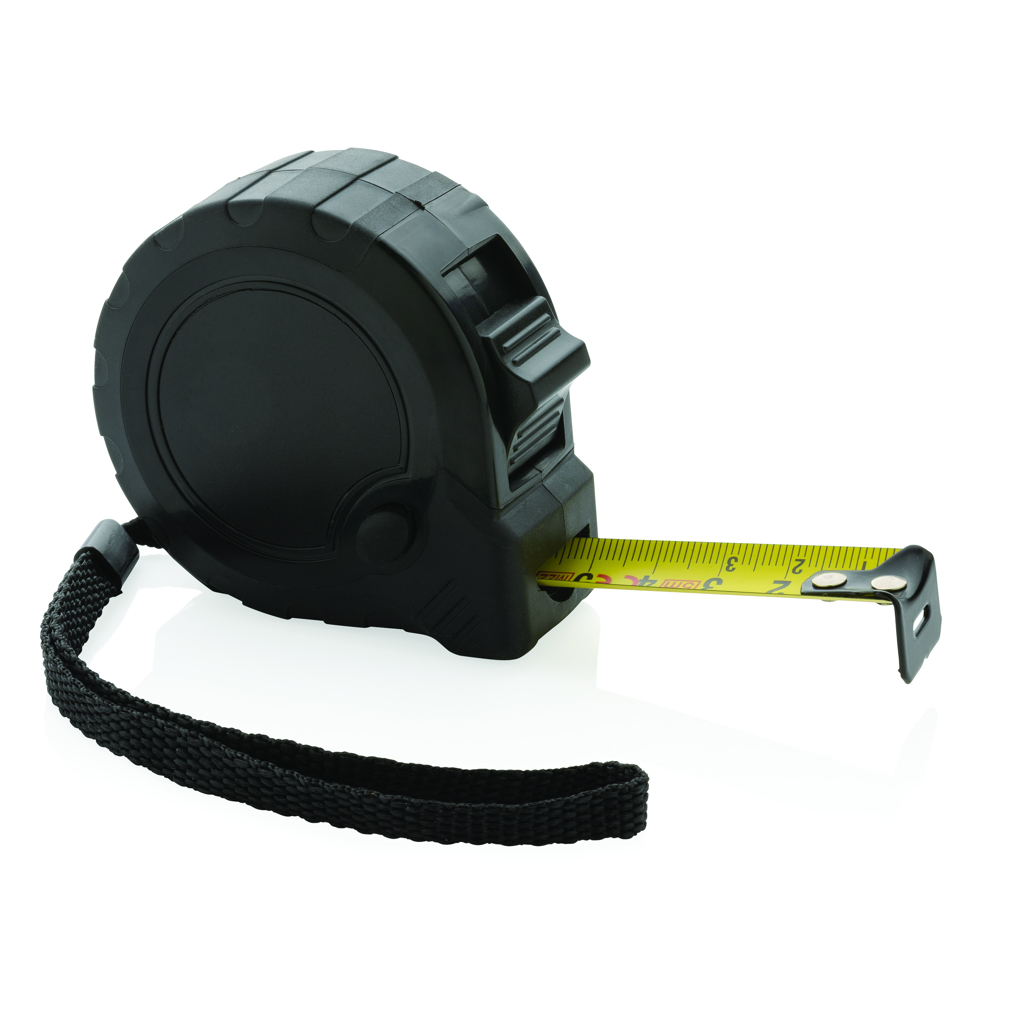 Flexómetro de plástico reciclado RCS 5M/19 mm con stop - Herramientas, bricolaje y automóvil - Regalo Promocional Personalizado - vista alternativa