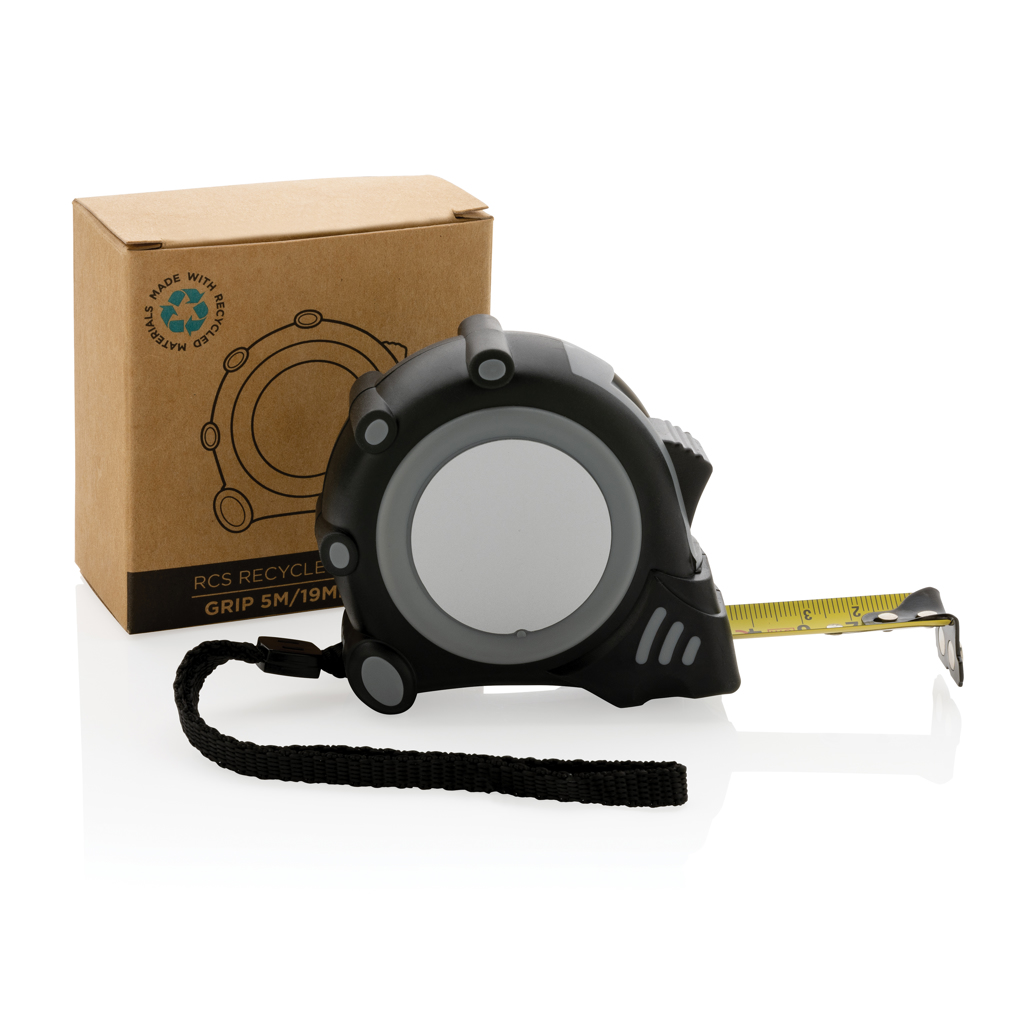 Flexómetro RCS de plástico reciclado Grip 5M/19mm - Herramientas, bricolaje y automóvil - Regalo Promocional Personalizado - imagen 4