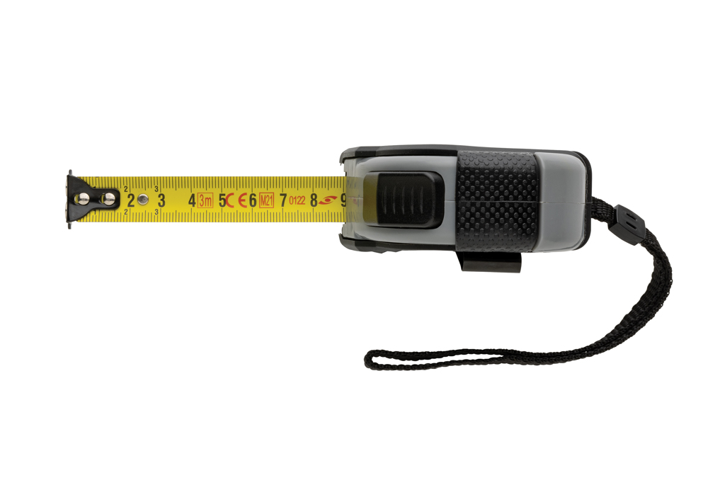 Flexómetro personalizado auto stop de plástico reciclado RSC de 3m/16mm - Herramientas, bricolaje y automóvil - Regalo Promocional Personalizado - imagen 5