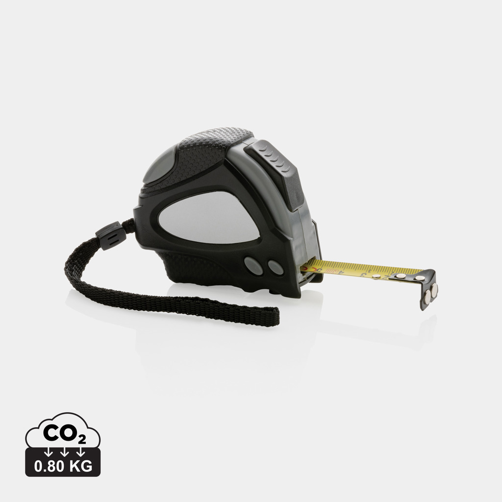 Flexómetro auto stop RCS plástico reciclado 3m/16mm - Herramientas, bricolaje y automóvil - Regalo Promocional Personalizado