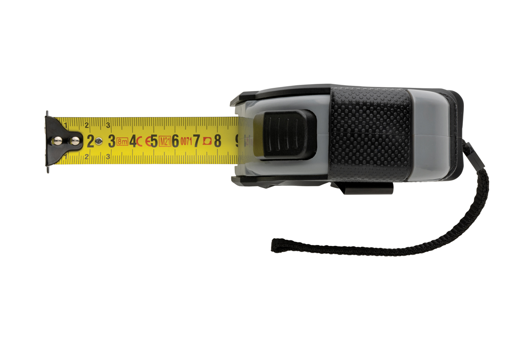Flexómetro personalizado de bambú y plástico reciclado RCS de 8M/25mm - Herramientas, bricolaje y automóvil - Regalo Promocional Personalizado - imagen 5