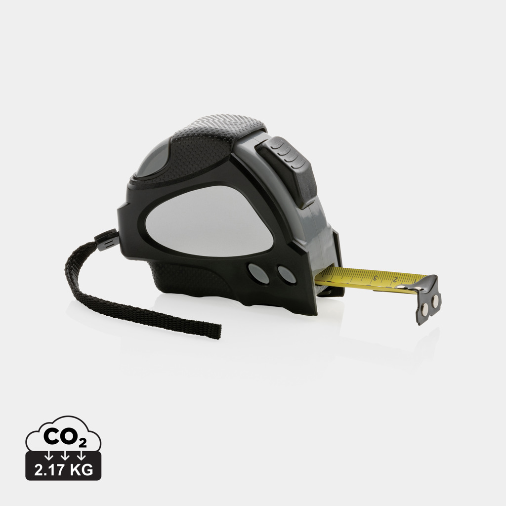 Flexómetro auto stop RCS plástico reciclado 8M/25mm - Herramientas, bricolaje y automóvil - Regalo Promocional Personalizado