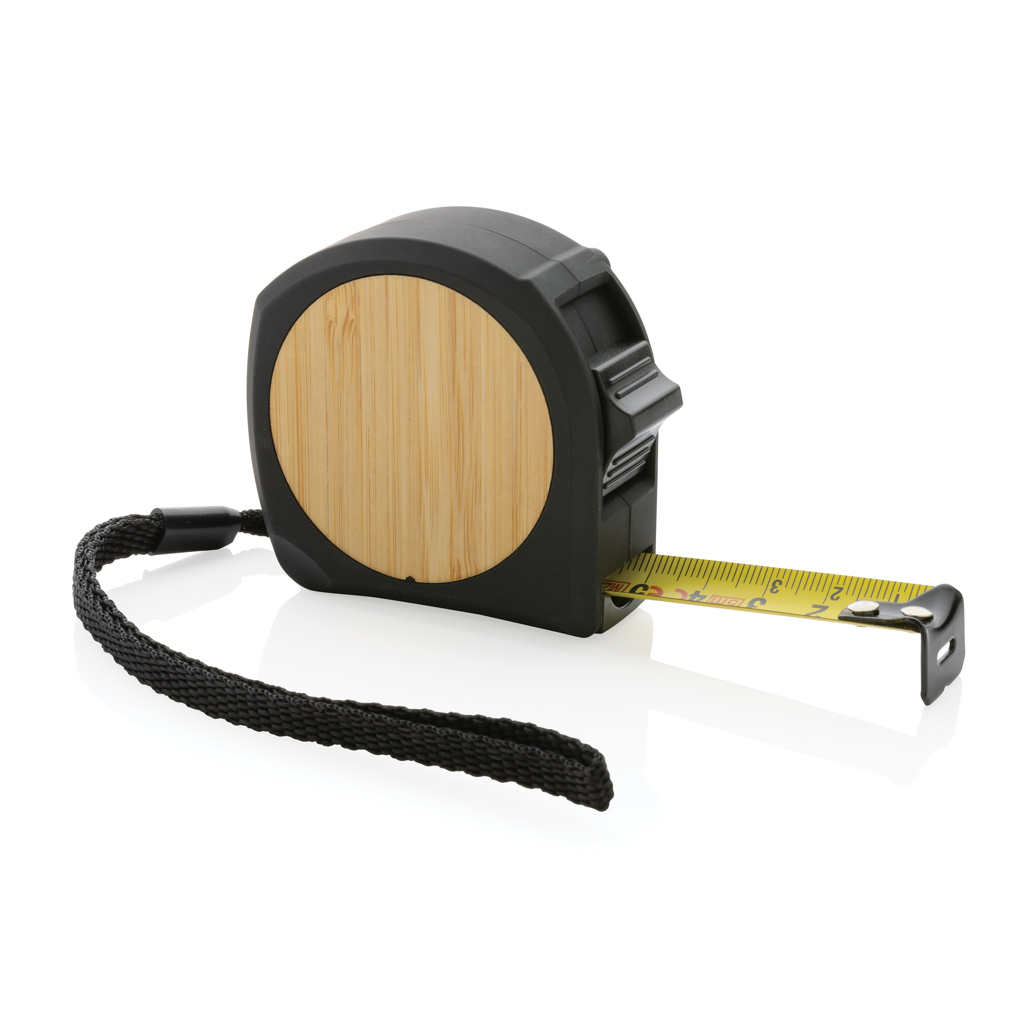 Flexómetro personalizado de bambú y plástico reciclado RCS de 5M/19mm - Herramientas, bricolaje y automóvil - Regalo Promocional Personalizado - imagen 7