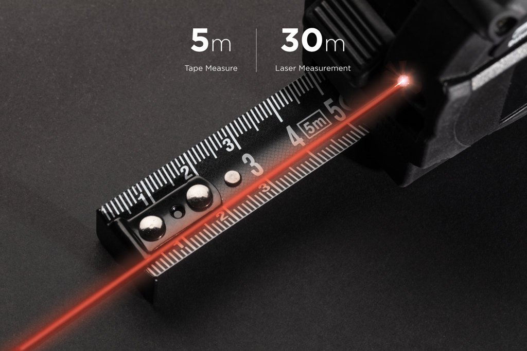 Flexómetro personalizado Gear X de 5M con láser de 30M premium - Herramientas, bricolaje y automóvil - Regalo Promocional Personalizado - imagen 11