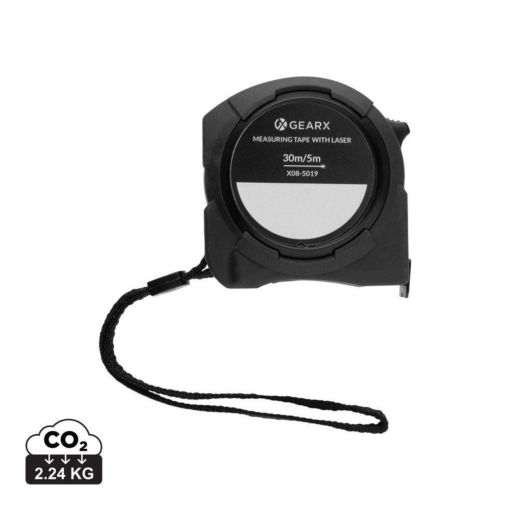 Flexómetro personalizado Gear X de 5M con láser de 30M premium - Herramientas, bricolaje y automóvil - Regalo Promocional Personalizado