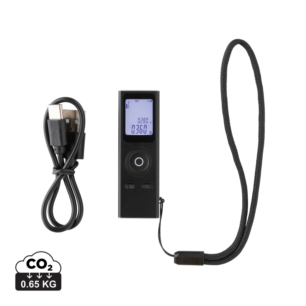 Medidor láser 30M Gear X aluminio reciclado RCS - Herramientas, bricolaje y automóvil - Regalo Promocional Personalizado
