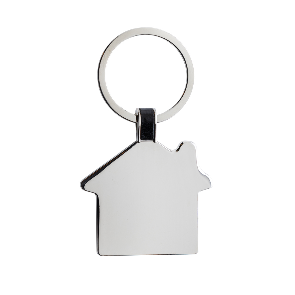 Llavero casa de aleación de zinc reciclado RCS - Llaveros, pins y chapas - Regalo Promocional Personalizado - vista alternativa