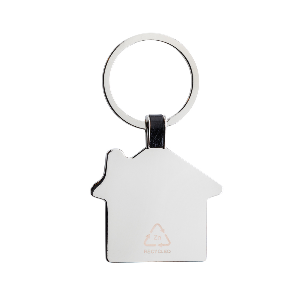 Llavero casa de aleación de zinc reciclado RCS - Llaveros, pins y chapas - Regalo Promocional Personalizado - imagen 4