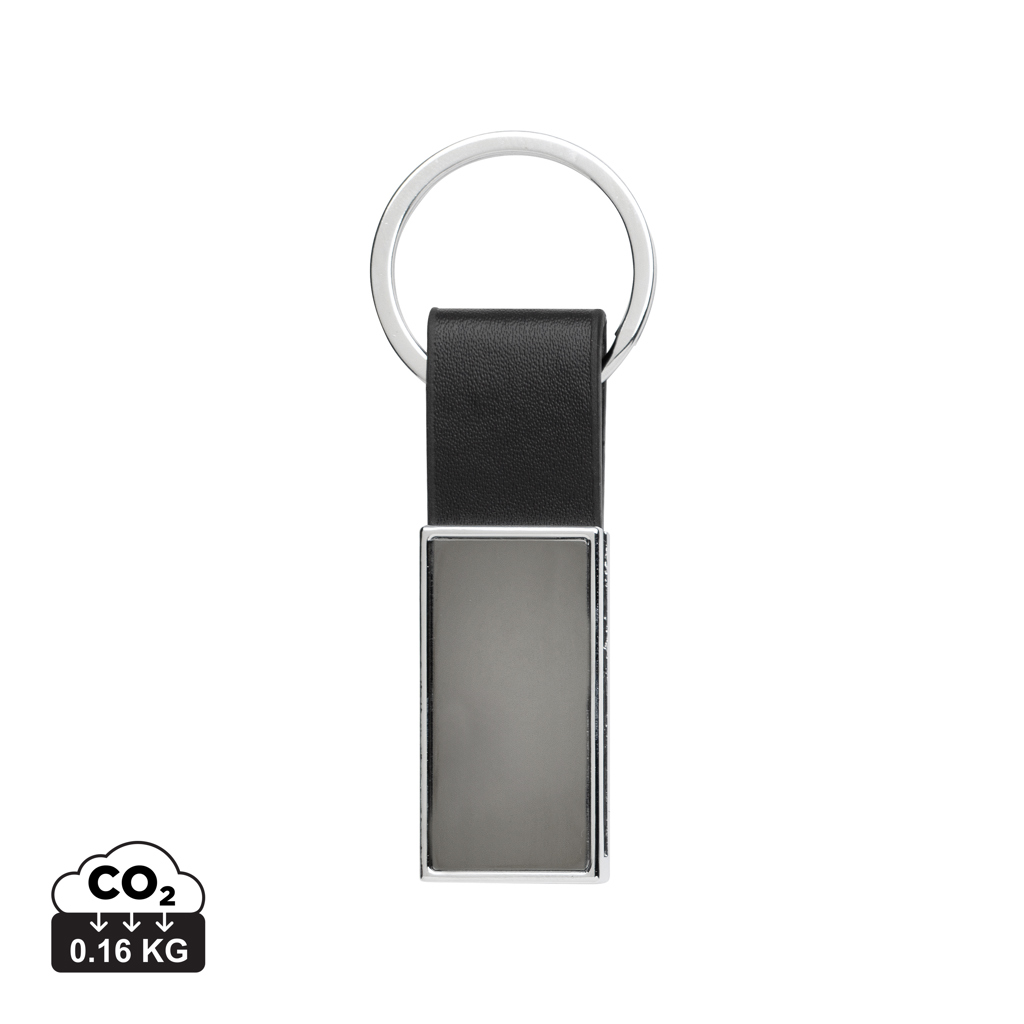 Llavero de PU de lujo aleación de zinc reciclado RCS - Llaveros, pins y chapas - Regalo Promocional Personalizado