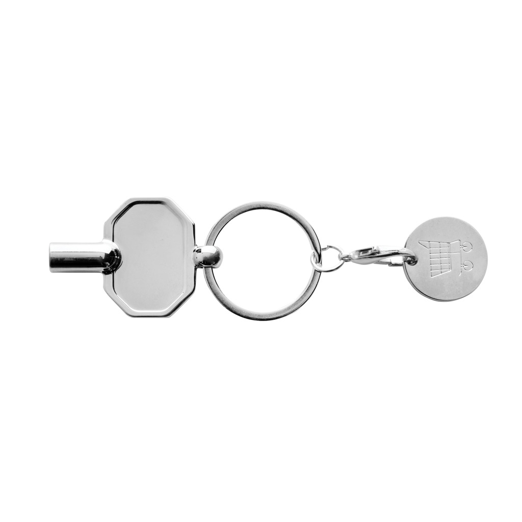 Llavero llave de radiador de aleación de zinc reciclado RCS - Llaveros, pins y chapas - Regalo Promocional Personalizado - vista alternativa