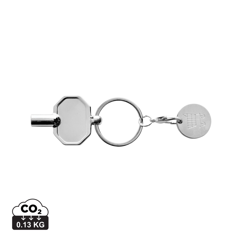 Llavero llave de radiador de aleación de zinc reciclado RCS - Llaveros, pins y chapas - Regalo Promocional Personalizado