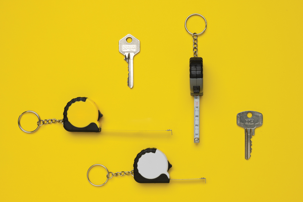 Llavero con cinta de 1m de ABS reciclado MeasureMate RCS - Llaveros, pins y chapas - Regalo Promocional Personalizado - imagen 9