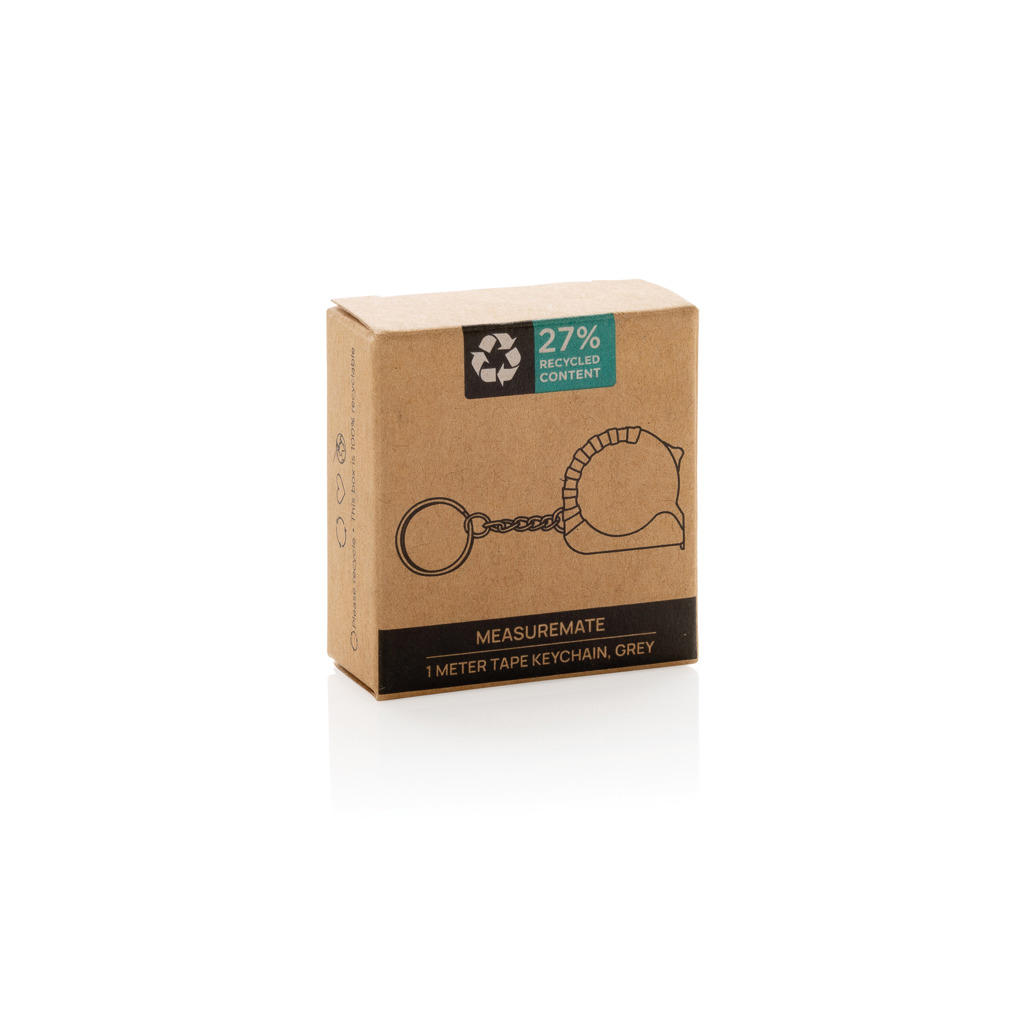 Llavero con cinta de 1m de ABS reciclado MeasureMate RCS - Llaveros, pins y chapas - Regalo Promocional Personalizado - imagen 10