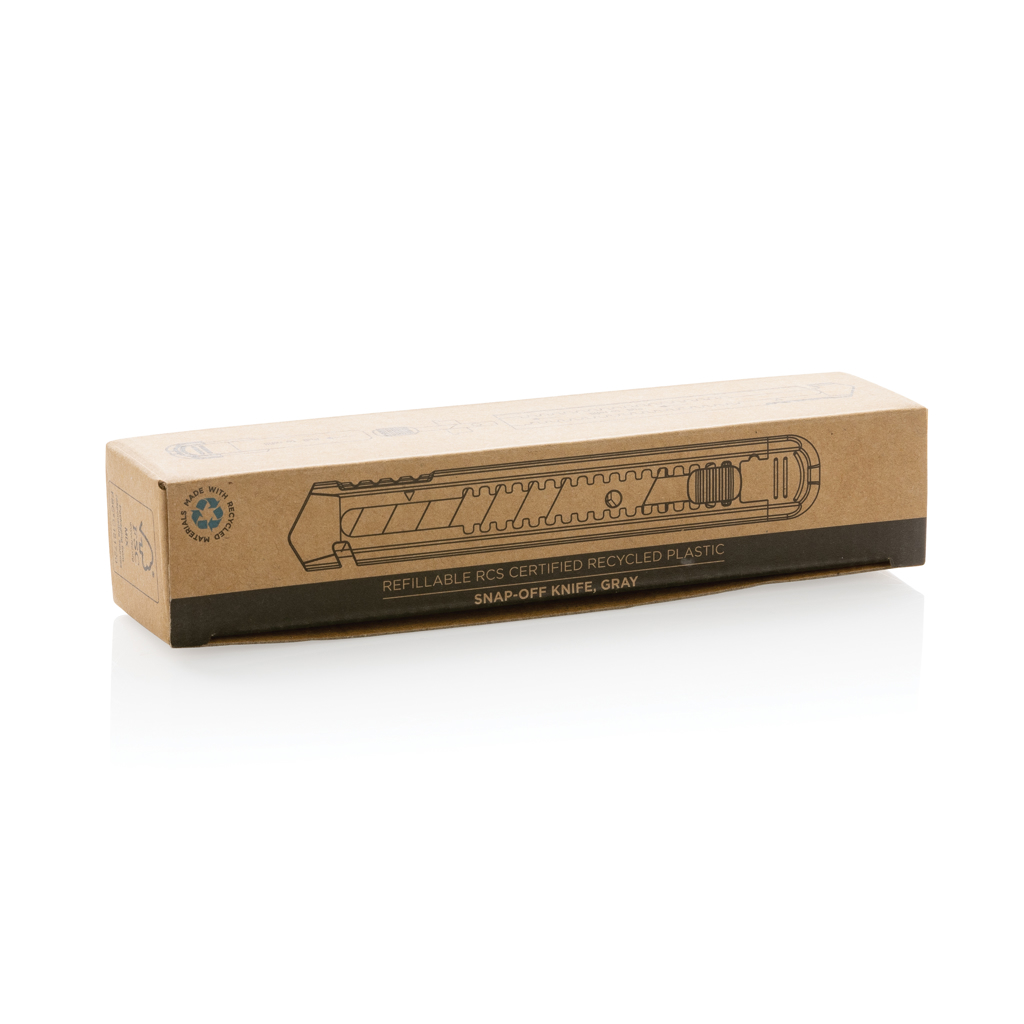 Navaja personalizada recargable de plástico reciclado RCS con hoja separable - Navajas personalizadas - Regalo Promocional Personalizado - imagen 10