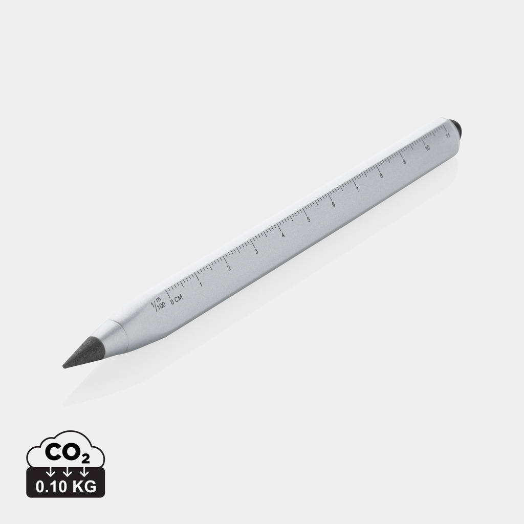 Bolígrafo multitarea infinity de aluminio reciclado Eon RCS - Escritura - Regalo Promocional Personalizado