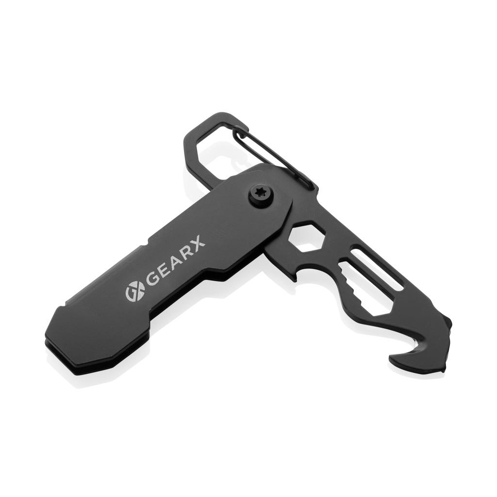 Herramienta EDC plegable Gear X mosquetón y cutter - Multiherramientas - Regalo Promocional Personalizado - vista alternativa