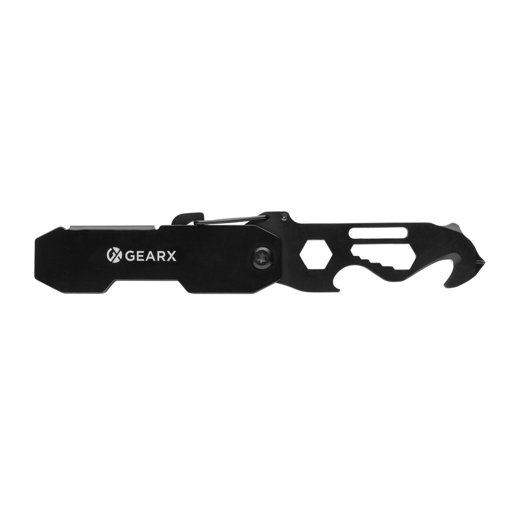 Herramienta EDC plegable Gear X mosquetón y cutter - Multiherramientas - Regalo Promocional Personalizado - imagen 4