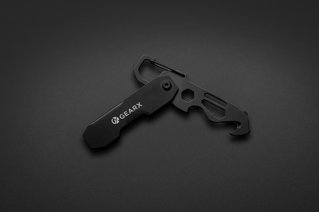 Herramienta EDC plegable Gear X mosquetón y cutter - Multiherramientas - Regalo Promocional Personalizado - imagen 7