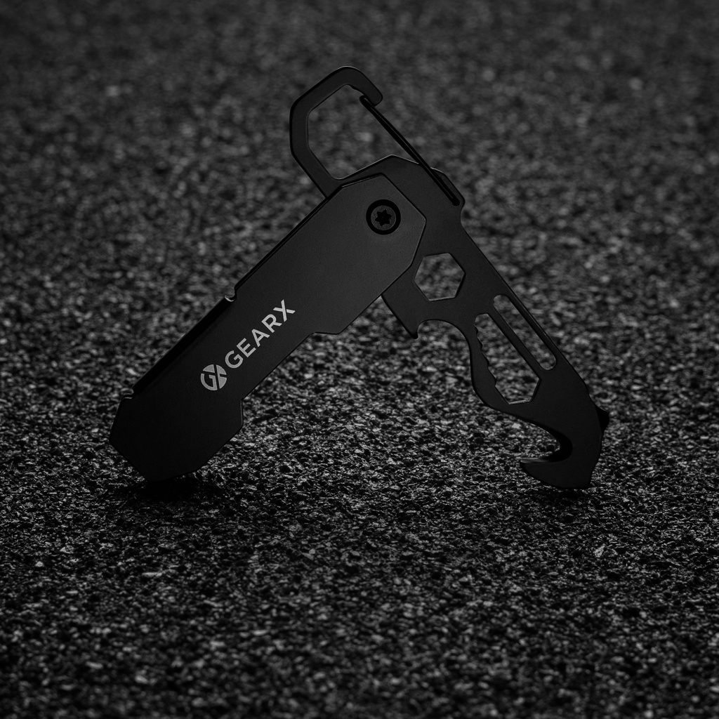 Herramienta EDC plegable Gear X mosquetón y cutter - Multiherramientas - Regalo Promocional Personalizado - imagen 10