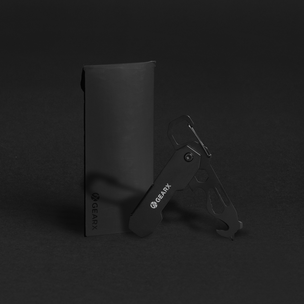 Herramienta EDC plegable Gear X mosquetón y cutter - Multiherramientas - Regalo Promocional Personalizado - imagen 12