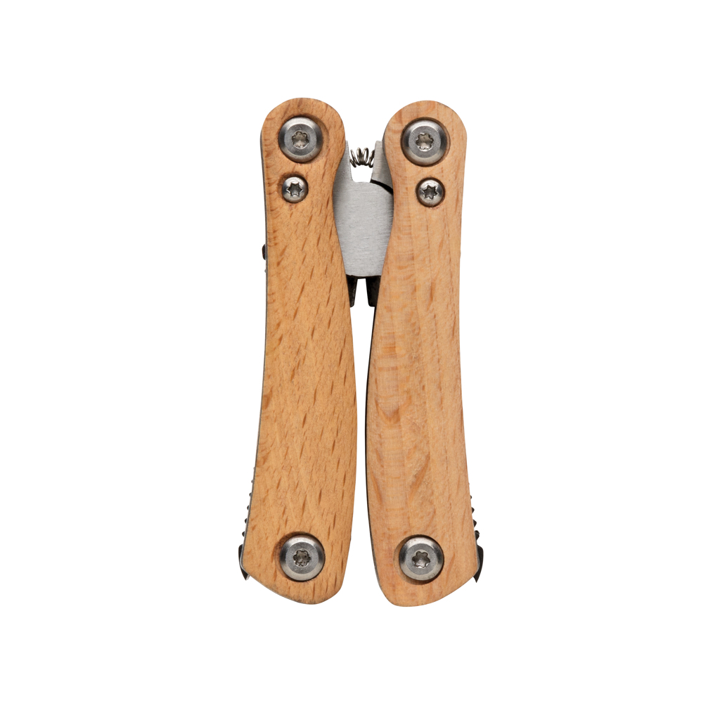 Mini multiherramienta personalizada de madera compacta con 12 funciones - Multiherramientas - Regalo Promocional Personalizado - imagen 6