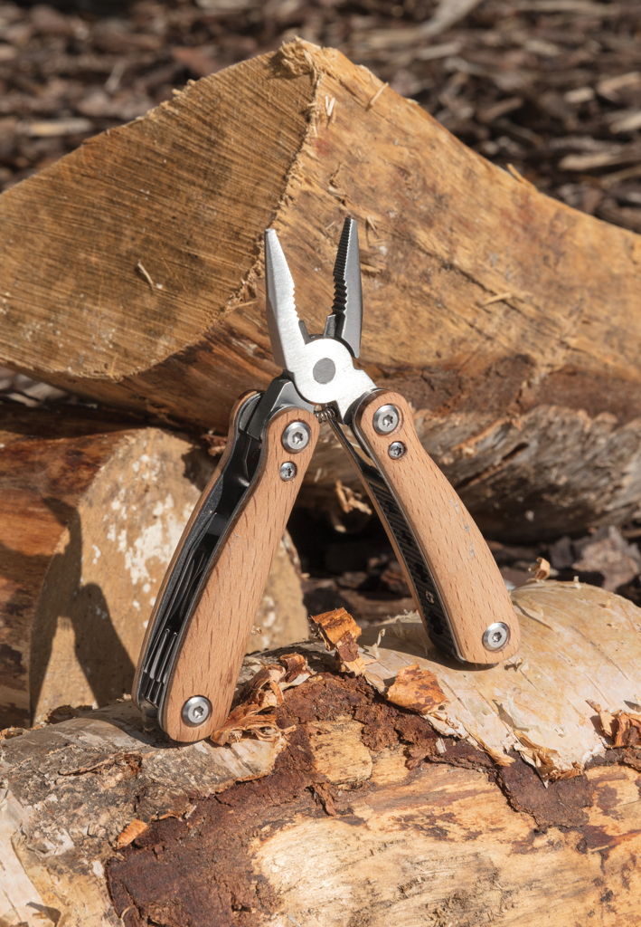 Mini multiherramienta personalizada de madera compacta con 12 funciones - Multiherramientas - Regalo Promocional Personalizado - imagen 5