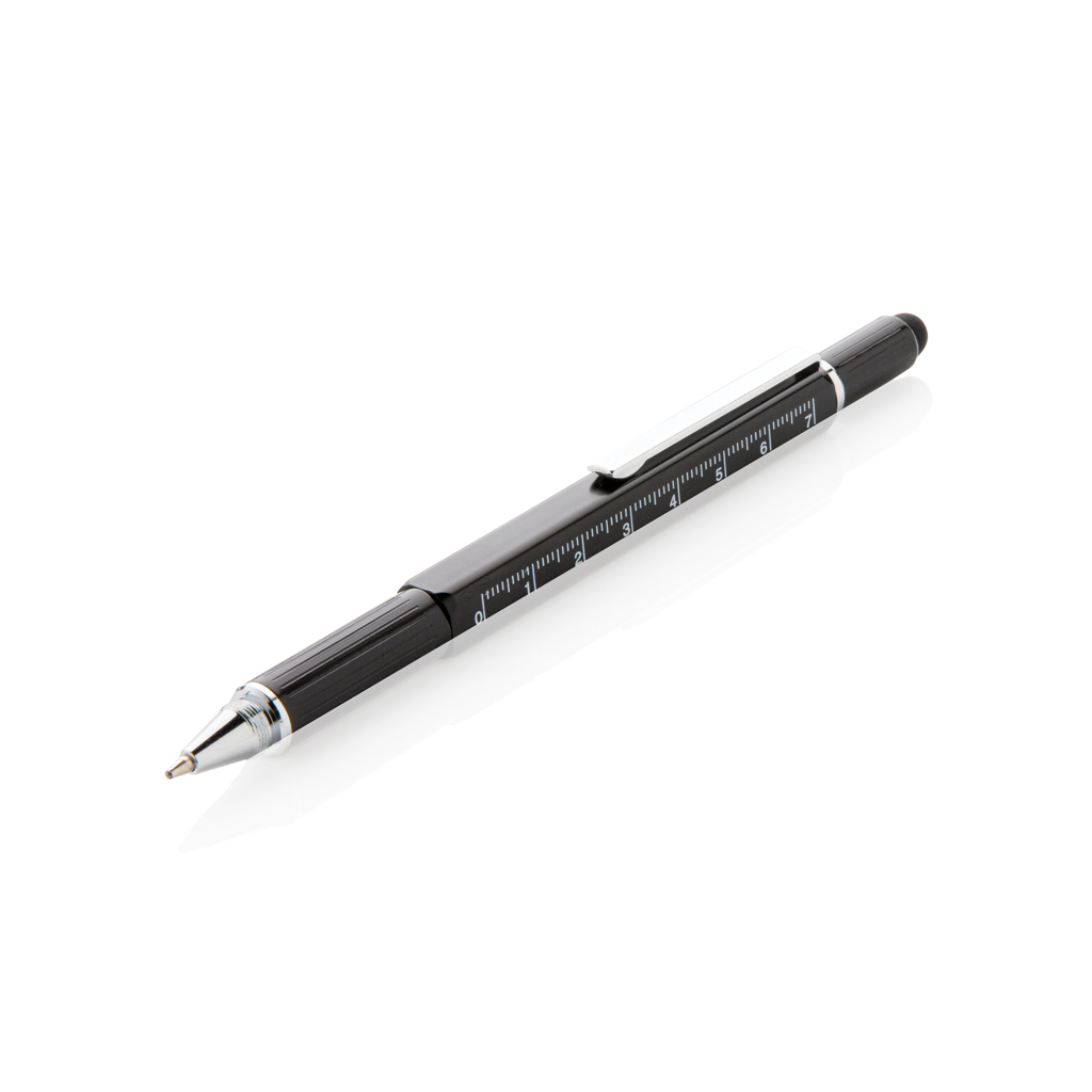 Bolígrafo herramienta personalizado 5 en 1 con regla y nivel - Multiherramientas - Regalo Promocional Personalizado - vista alternativa