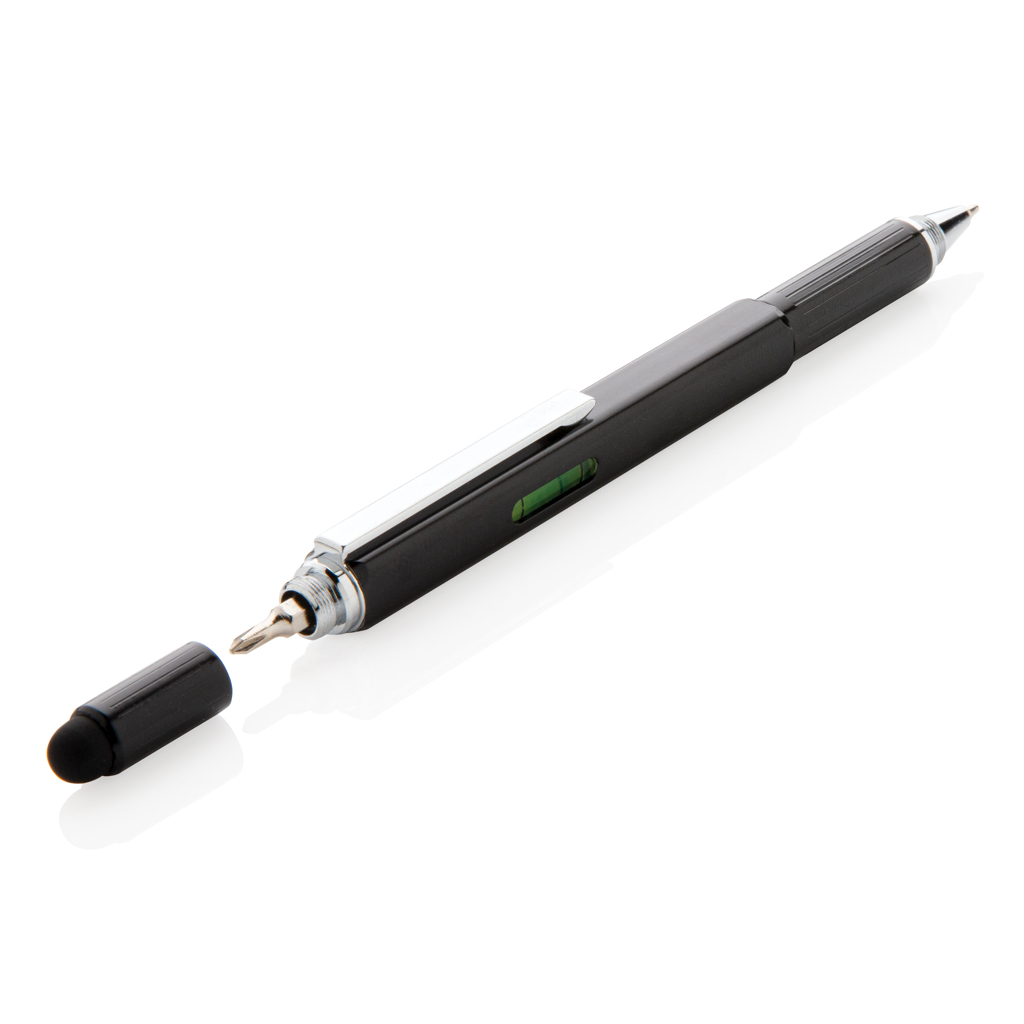 Bolígrafo herramienta personalizado 5 en 1 con regla y nivel - Multiherramientas - Regalo Promocional Personalizado - imagen 3
