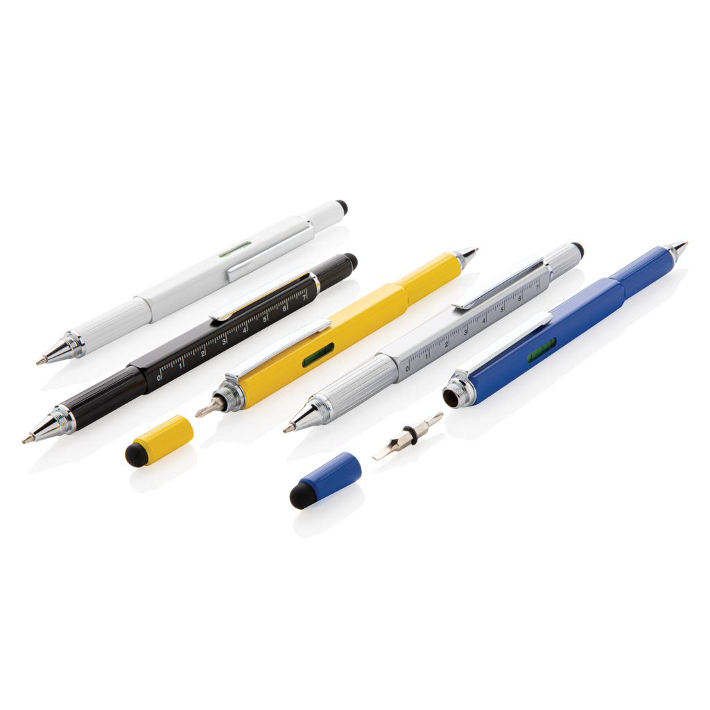 Bolígrafo herramienta personalizado 5 en 1 con regla y nivel - Multiherramientas - Regalo Promocional Personalizado - imagen 11
