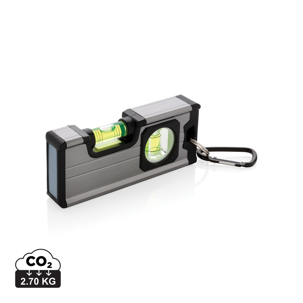 Regla personalizada y nivelador mediano de aluminio con base magnética - Reglas y cutter - Regalo Promocional Personalizado