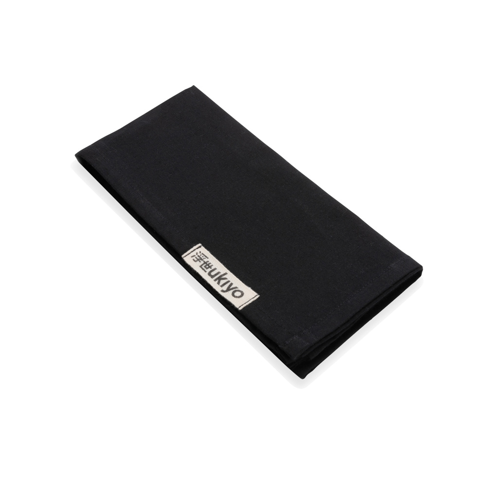 Set de 4 servilletas de mesa personalizado Ukiyo Aware de algodón reciclado - Hogar - Regalo Promocional Personalizado - vista alternativa