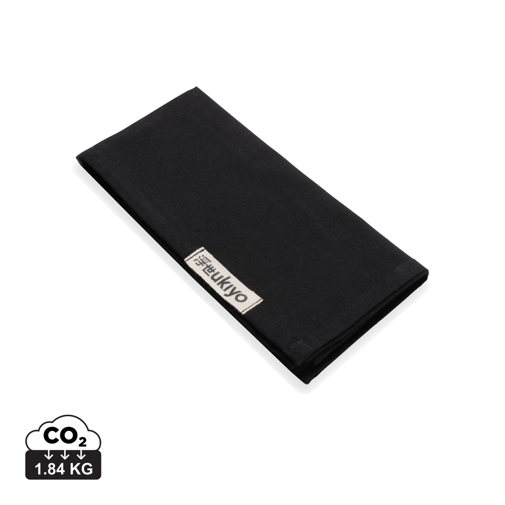 Set de 4 servilletas de mesa personalizado Ukiyo Aware de algodón reciclado - Hogar - Regalo Promocional Personalizado