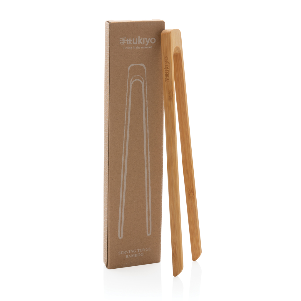 Pinzas para servir personalizadas Ukiyo de bambú - Hogar - Regalo Promocional Personalizado - imagen 6