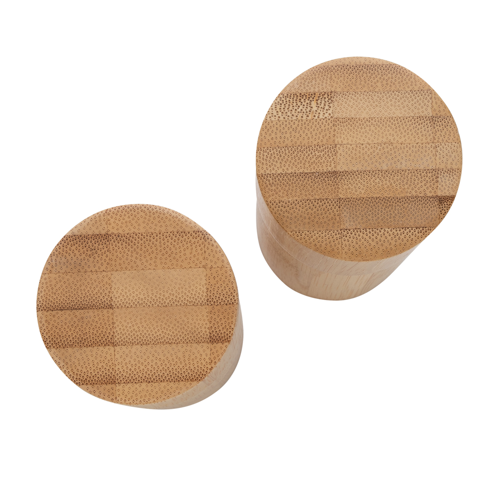 Set de molinillo de sal y pimienta personalizado Ukiyo de bambú - Hogar - Regalo Promocional Personalizado - imagen 7