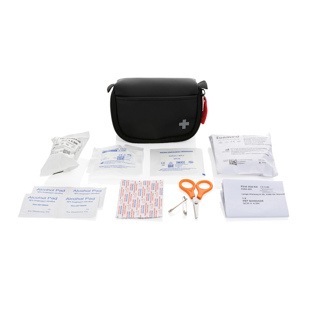 Estuche de primeros auxilios personalizado de nobuk reciclado y PU - Otros cuidado personal - Regalo Promocional Personalizado - imagen 3