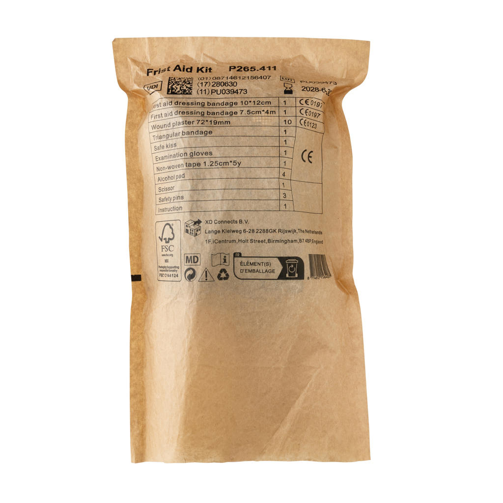 Botiquín personalizado de primeros auxilios PU y nubuck reciclado RCS - Otros cuidado personal - Regalo Promocional Personalizado - imagen 14