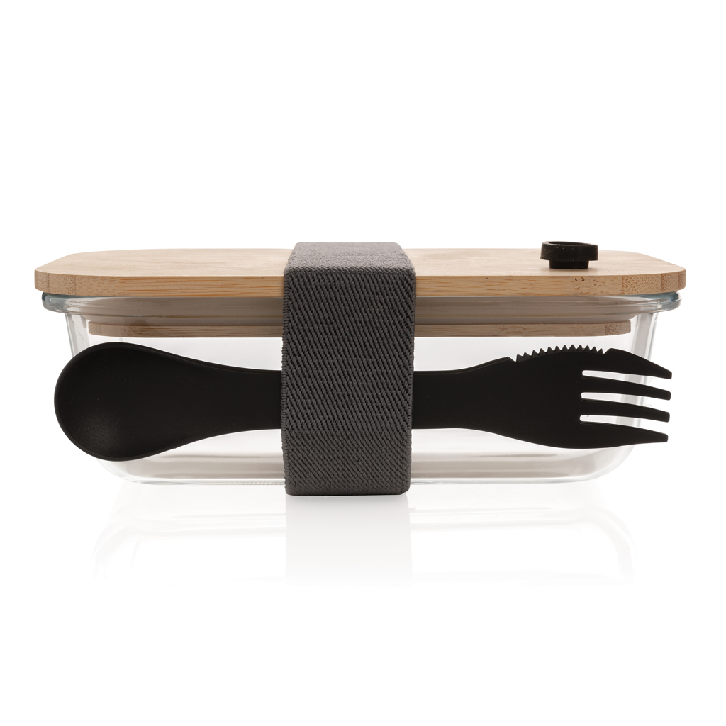 Fiambrera personalizada de vidrio con tapa de bambú - Hogar - Regalo Promocional Personalizado - imagen 7