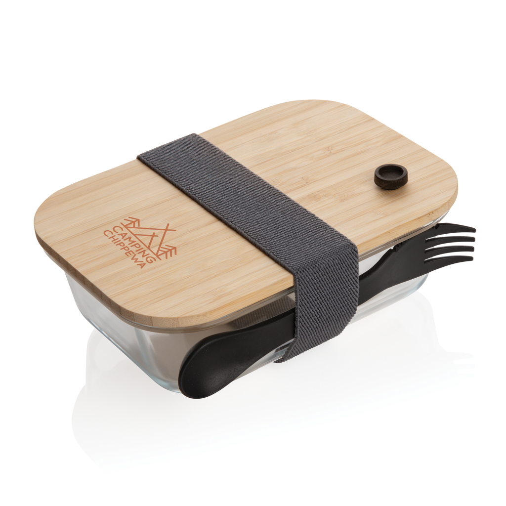 Fiambrera personalizada de vidrio con tapa de bambú - Hogar - Regalo Promocional Personalizado - imagen 10