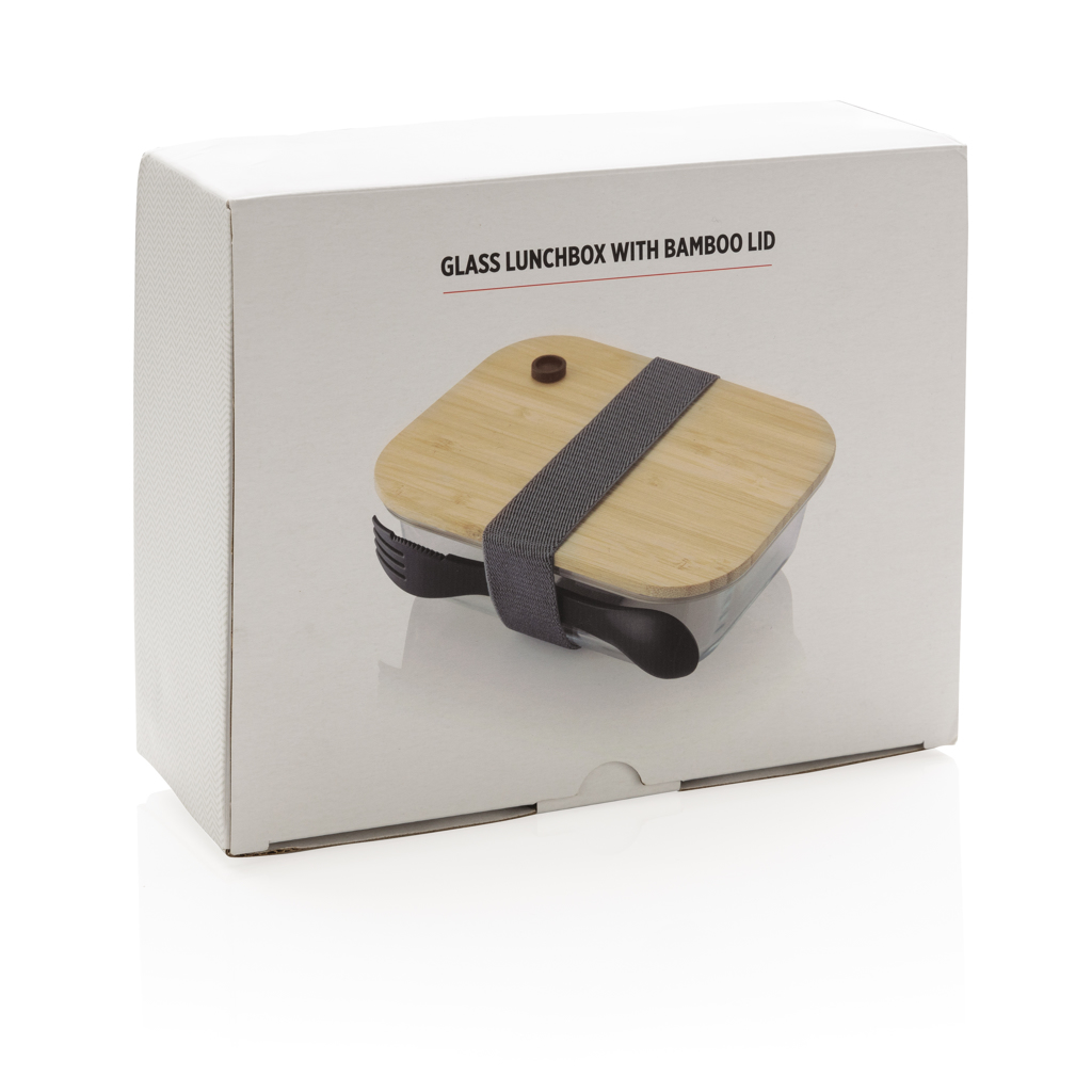 Fiambrera personalizada de vidrio con tapa de bambú - Hogar - Regalo Promocional Personalizado - imagen 12
