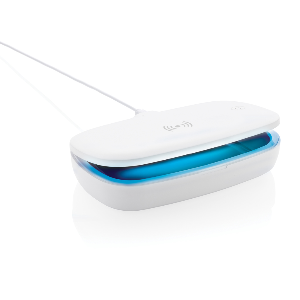 Caja personalizada esterilizadora UV-C con cargador inalámbrico de 5W - Tecnología - Regalo Promocional Personalizado - imagen 14