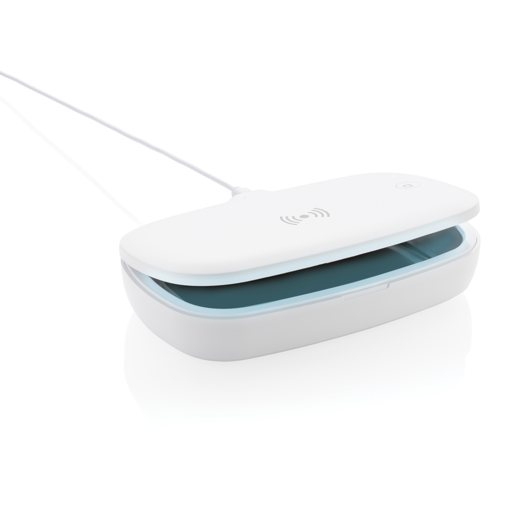 Caja personalizada esterilizadora UV-C con cargador inalámbrico de 5W - Tecnología - Regalo Promocional Personalizado - imagen 3