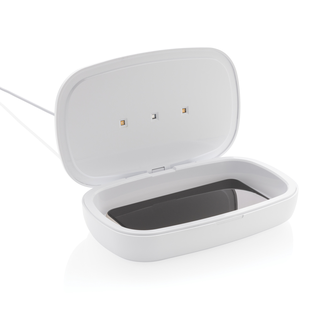 Caja personalizada esterilizadora UV-C con cargador inalámbrico de 5W - Tecnología - Regalo Promocional Personalizado - imagen 5