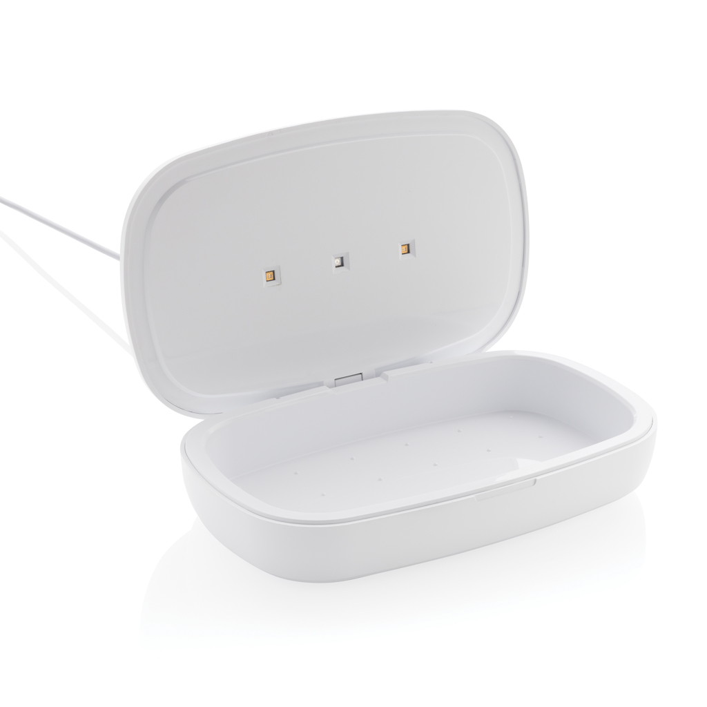 Caja personalizada esterilizadora UV-C con cargador inalámbrico de 5W - Tecnología - Regalo Promocional Personalizado - imagen 7