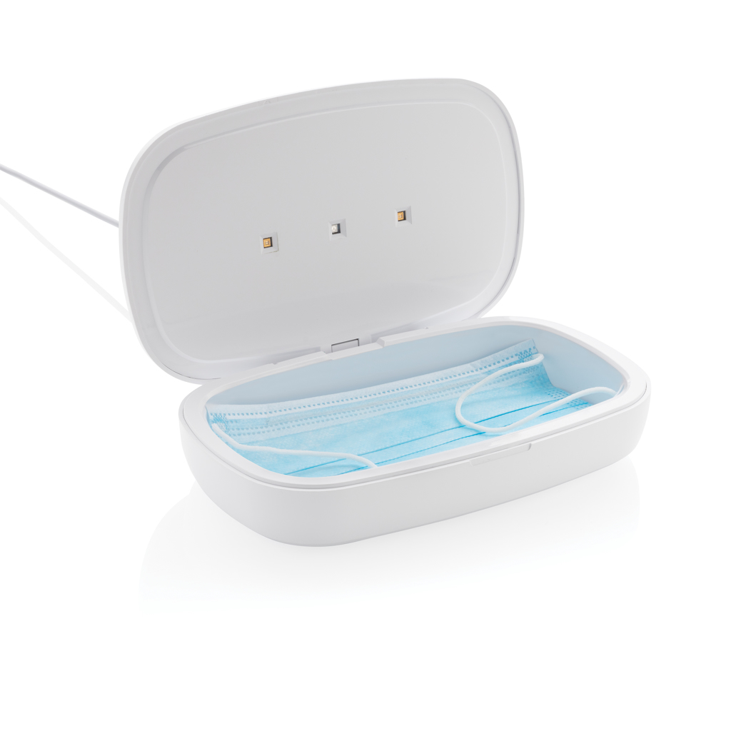 Caja personalizada esterilizadora UV-C con cargador inalámbrico de 5W - Tecnología - Regalo Promocional Personalizado - imagen 8