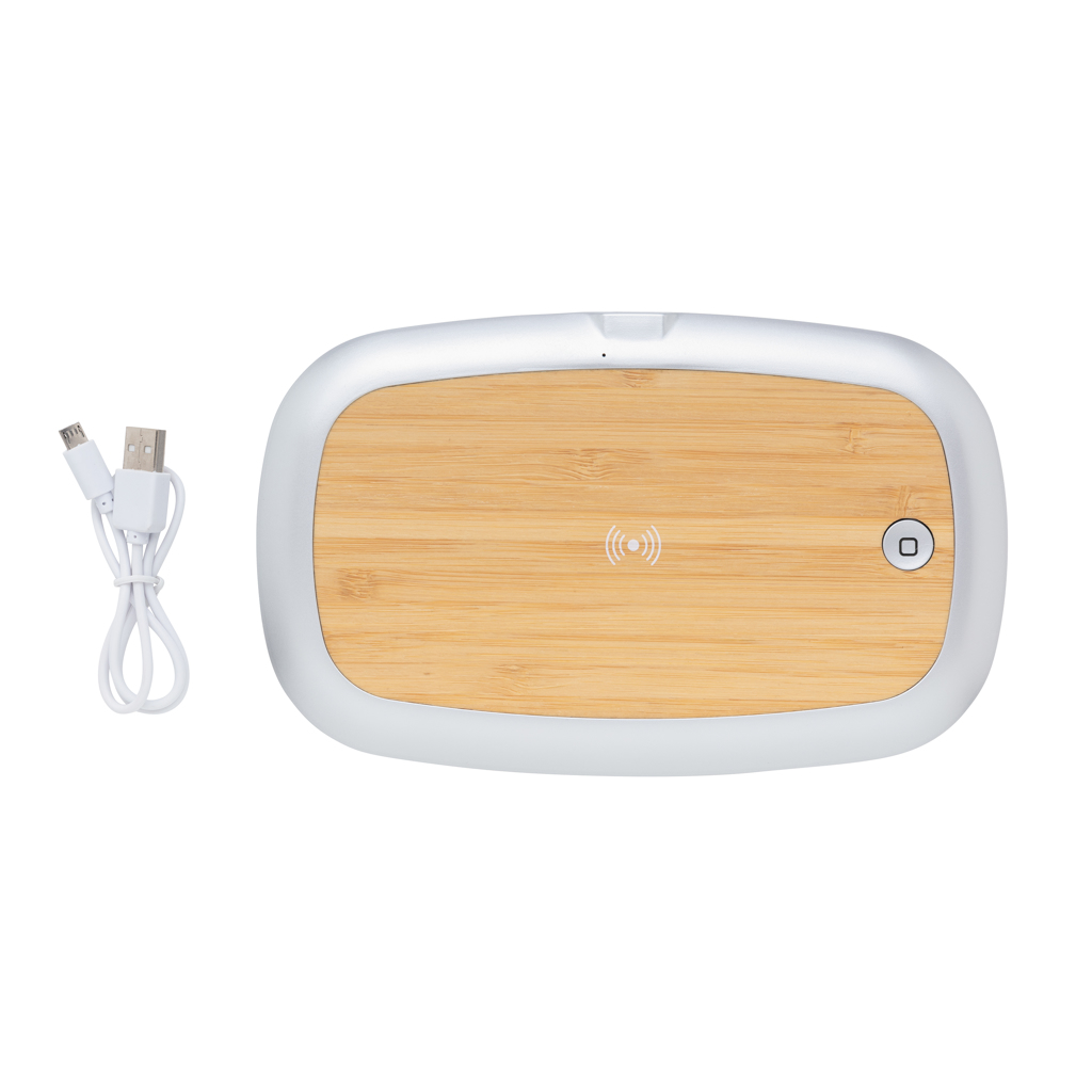 Caja esterilizadora Rena UV-C con cargador inalámbrico de 5W - Tecnología - Regalo Promocional Personalizado - imagen 3