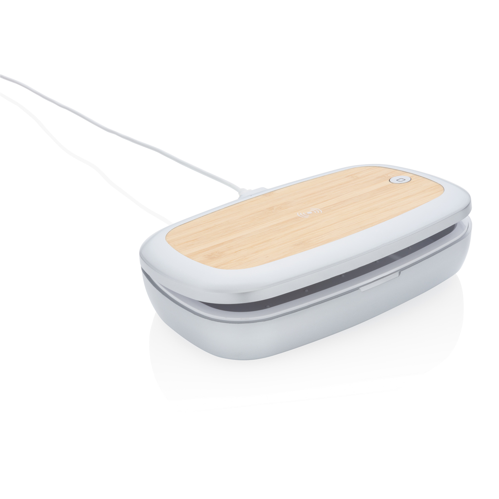 Caja esterilizadora Rena UV-C con cargador inalámbrico de 5W - Tecnología - Regalo Promocional Personalizado - imagen 6