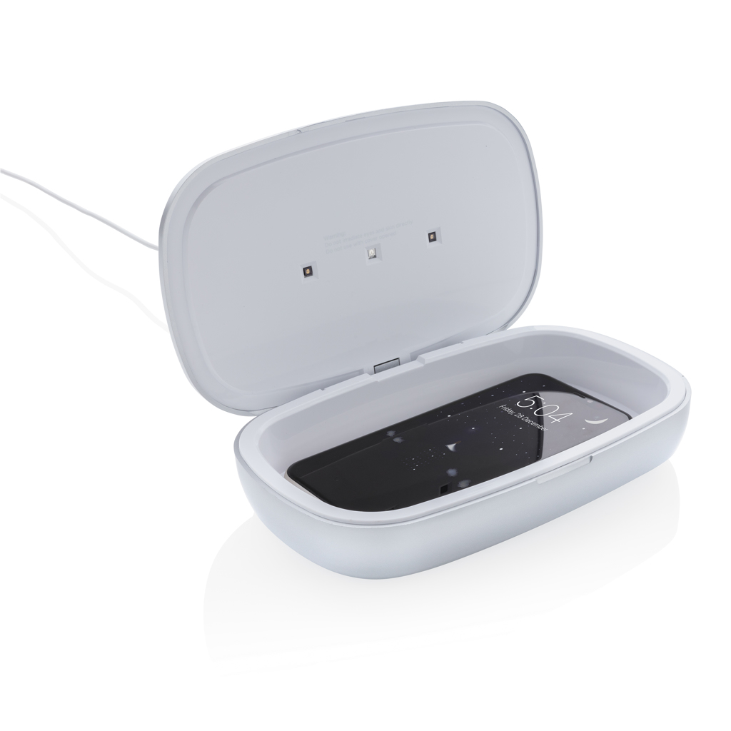 Caja esterilizadora Rena UV-C con cargador inalámbrico de 5W - Tecnología - Regalo Promocional Personalizado - imagen 8