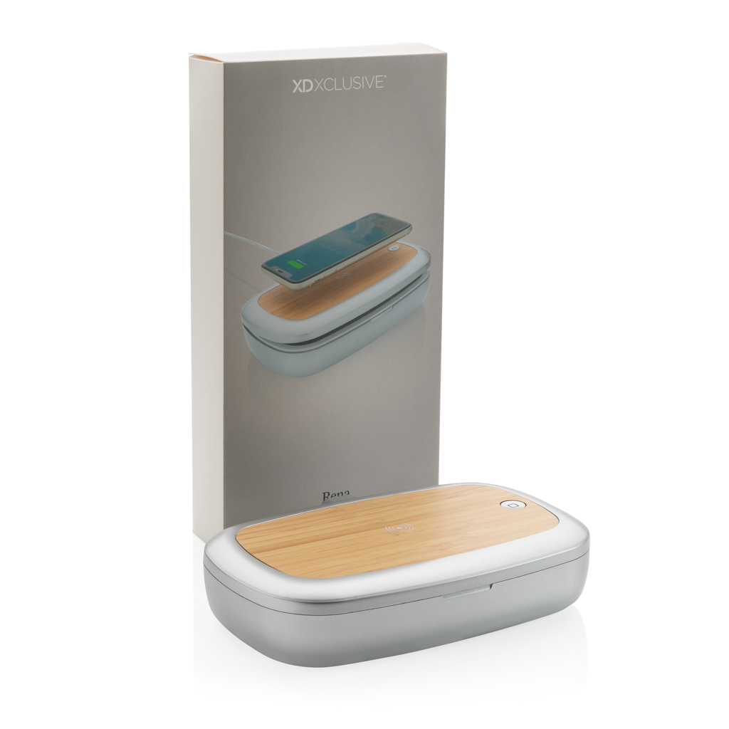 Caja esterilizadora Rena UV-C con cargador inalámbrico de 5W - Tecnología - Regalo Promocional Personalizado - imagen 14
